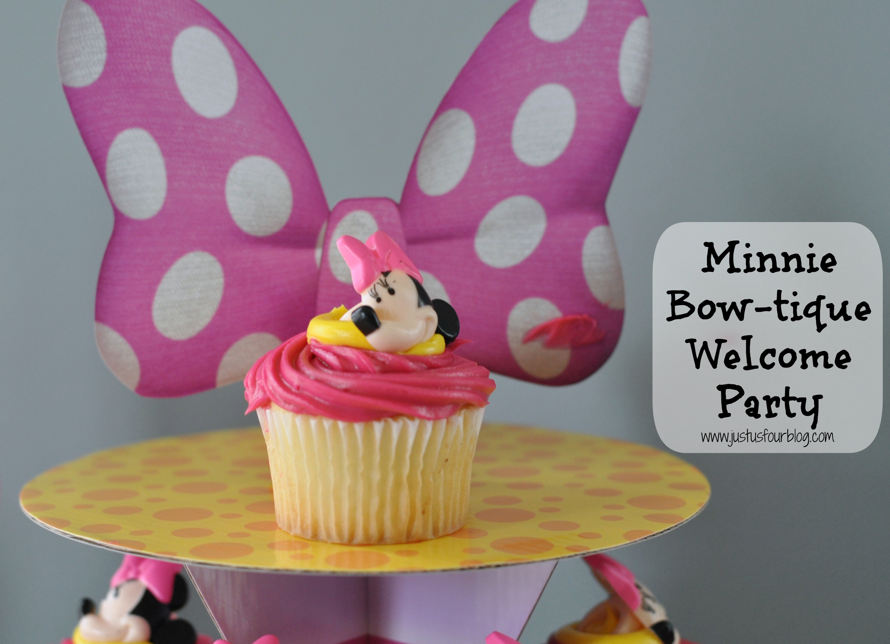 minnie cupcake ribbon, cupcake ribbon, minnie ribbon, minnie mouse
