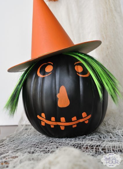 Make Your Own Witch Pumpkin - My Suburban Kitchen