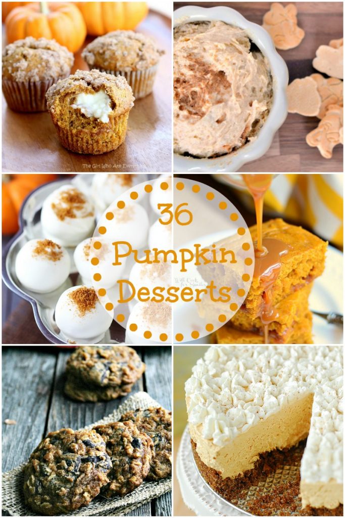 36 Pumpkin Dessert Recipes - My Suburban Kitchen