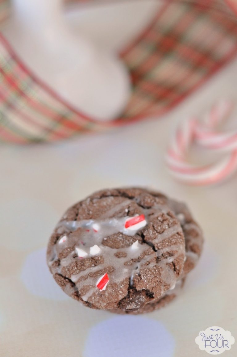 Peppermint Chocolate Cake Mix Cookies - Cookies Made With Cake Mix!