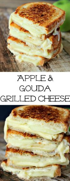 Apple & Gouda Grilled Cheese - Gourmet Grilled Cheese Recipes