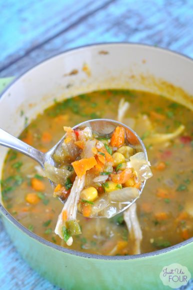 Zesty Chicken and Rice Soup - My Suburban Kitchen