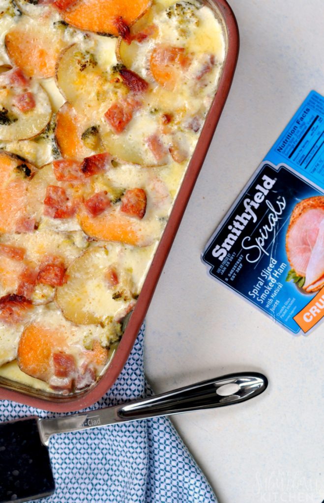 Ham, Potato and Broccoli Casserole - A Make Ahead Casserole Recipe!