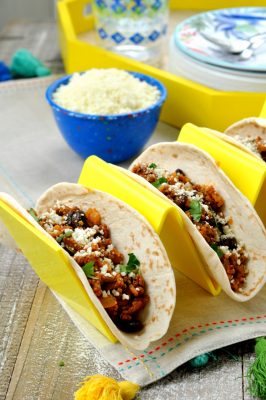 Turkey and Black Bean Tacos - My Suburban Kitchen