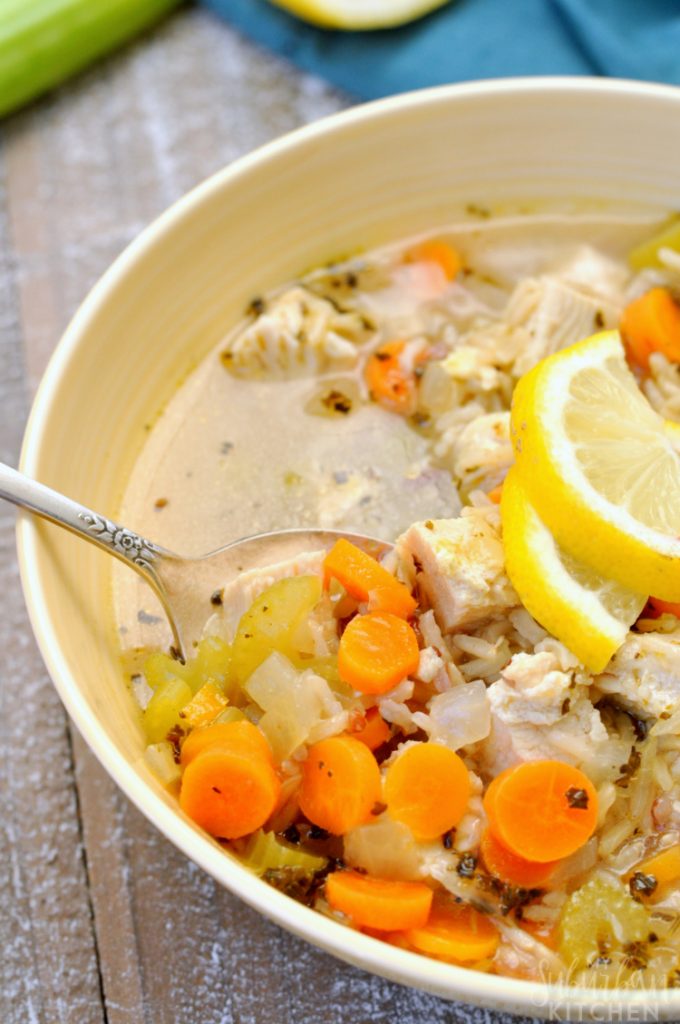 Cold Busting Lemon Chicken Soup - My Suburban Kitchen
