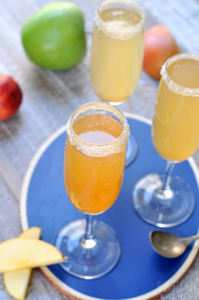 Apple Cider Mimosa Recipe - My Suburban Kitchen