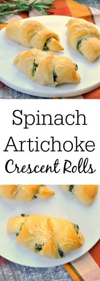 Spinach Artichoke Crescent Rolls - An Immaculate Holiday Appetizer - My ...