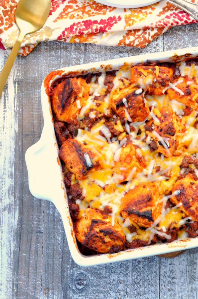 Sloppy Joe Biscuit Bake - A Delicious Biscuit Casserole To Make