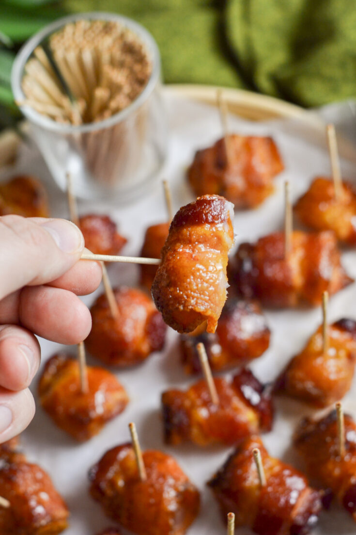 Bacon Wrapped Pineapple Bites